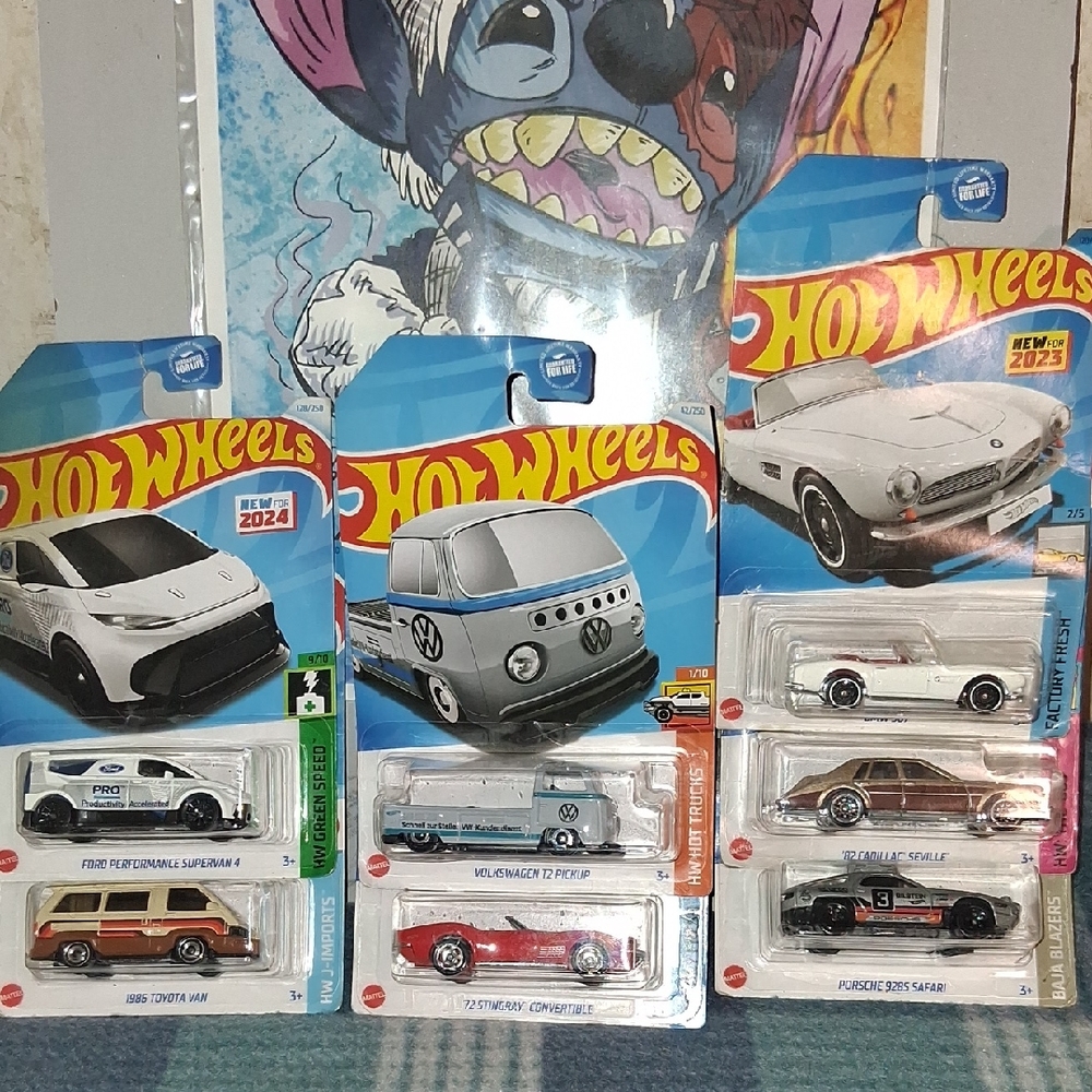 Die-Cast Car Set - Multicolor 7 CARS IN   Total
